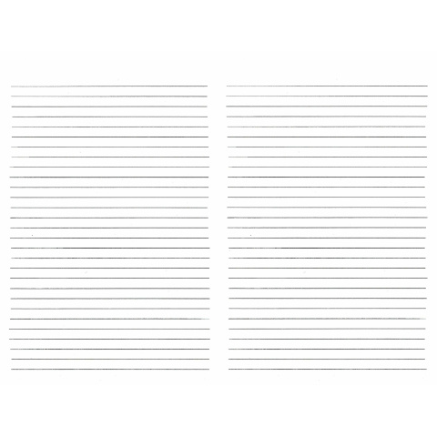 Lined Paper - Booklet A4