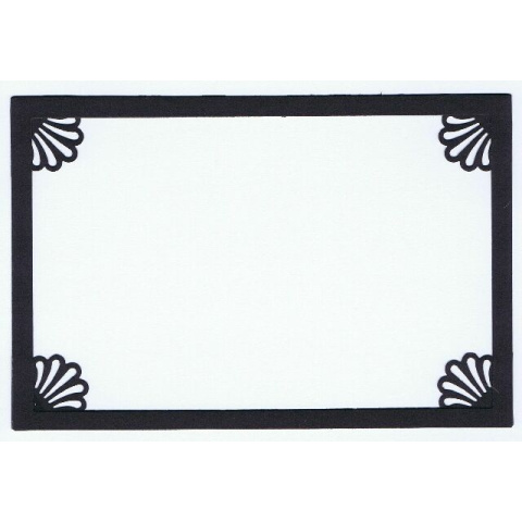 Silhouette Cutting File - Fotorahmen Muscheln